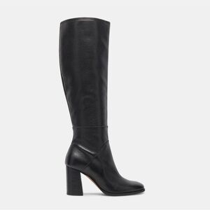 Dolce Vita Fynn Boots black knee high block heel new in box